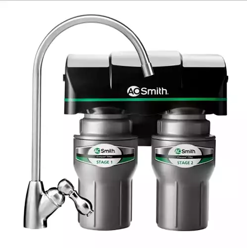 AO Smith 2-Stage Under Sink Clean Water Faucet Filter